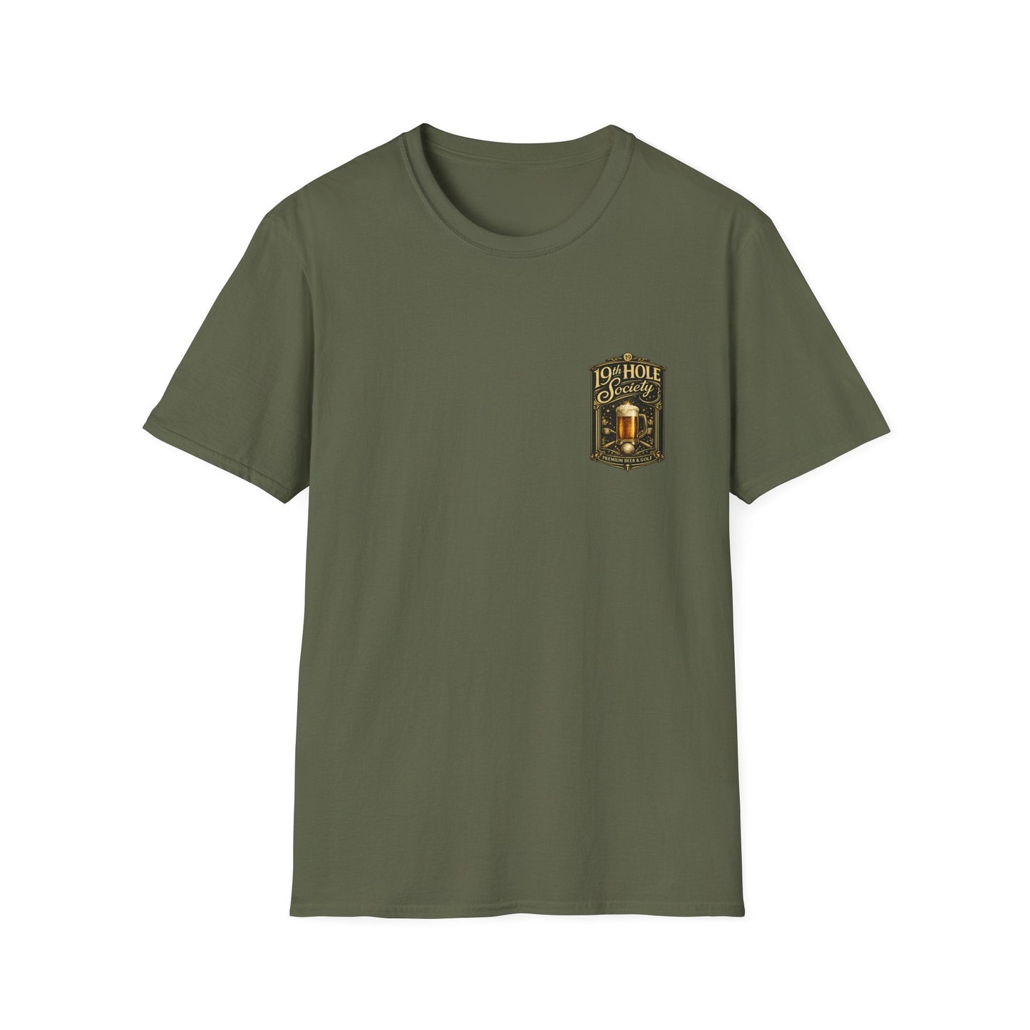 19th Hole Society Beer & Golf T-Shirt - SJM Print Store