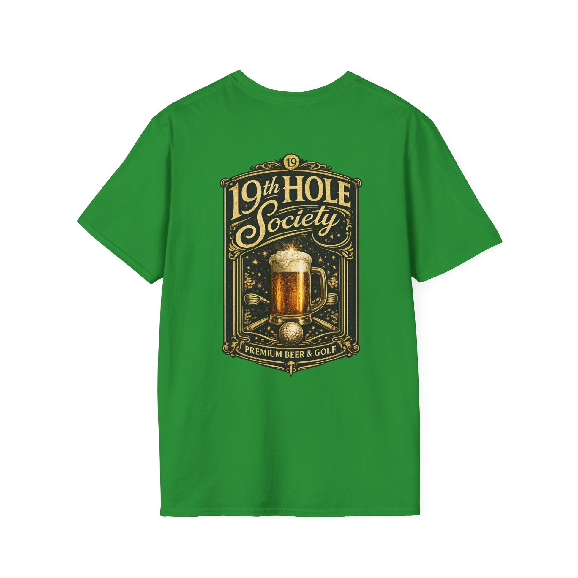 19th Hole Society Beer & Golf T-Shirt - SJM Print Store