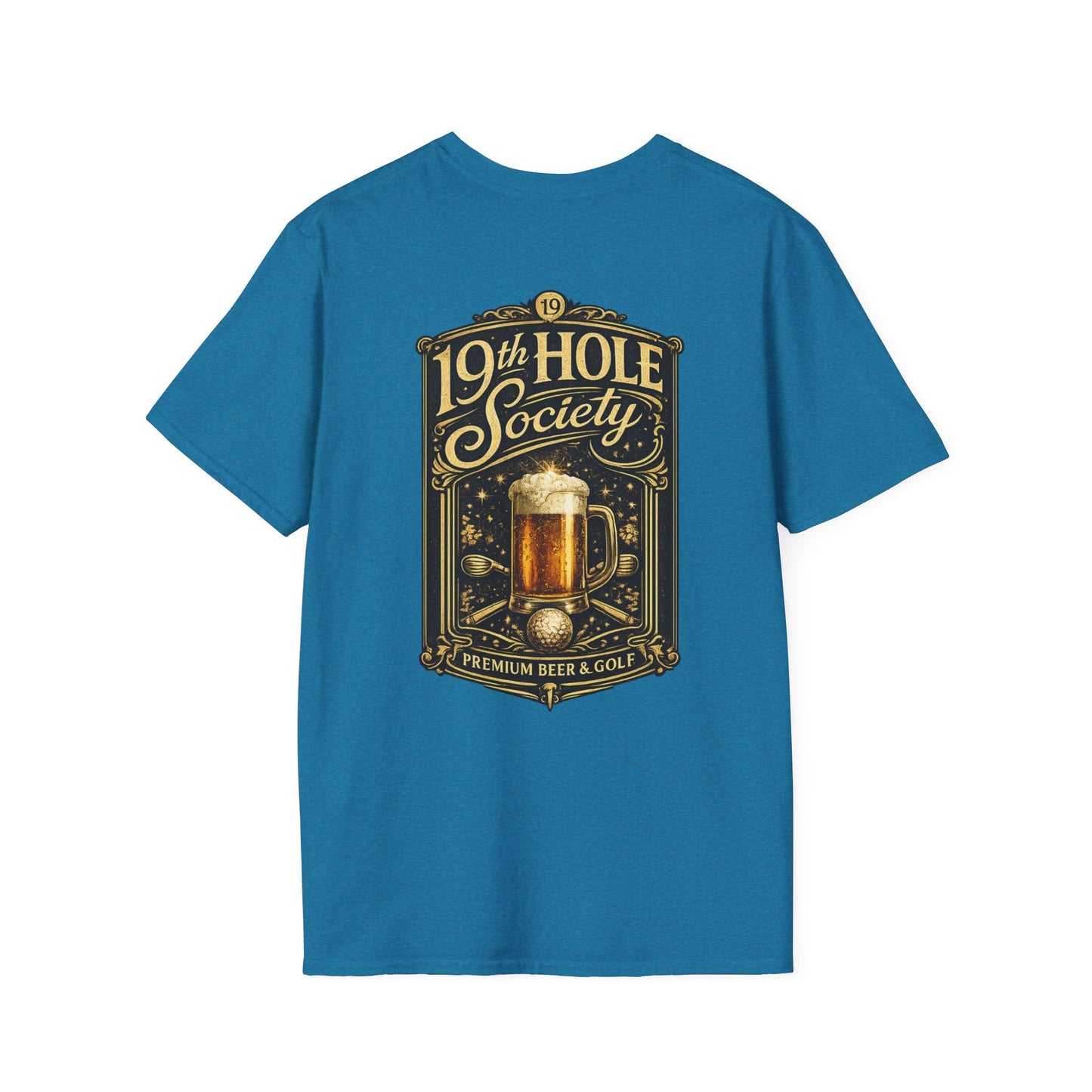 19th Hole Society Beer & Golf T-Shirt - SJM Print Store