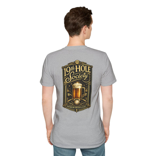 19th Hole Society Beer & Golf T-Shirt - SJM Print Store