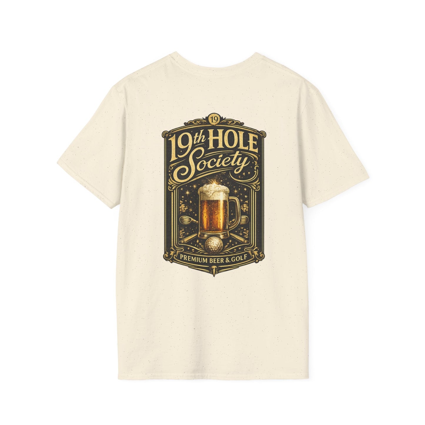 19th Hole Society Beer & Golf T-Shirt - SJM Print Store
