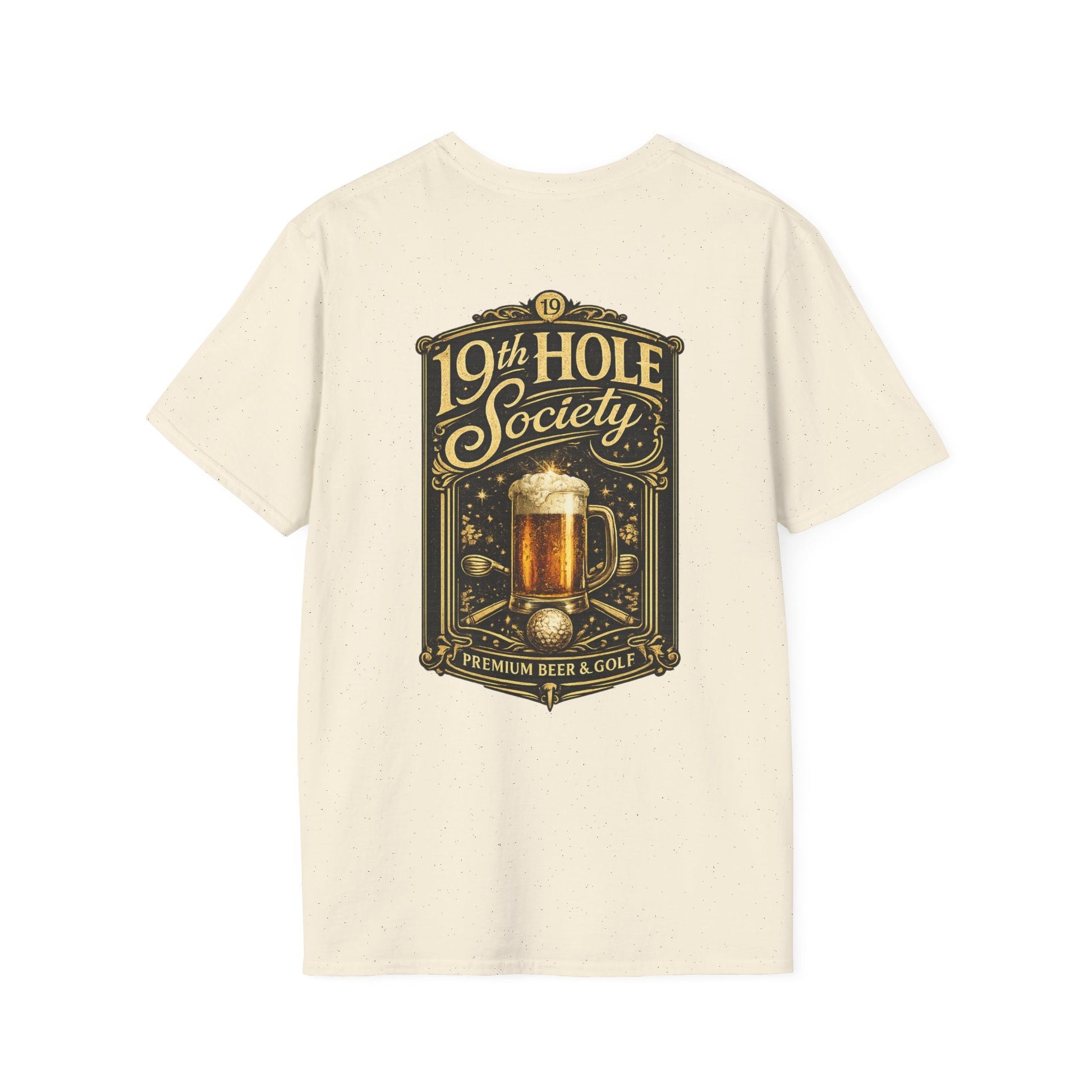 19th Hole Society Beer & Golf T-Shirt - SJM Print Store