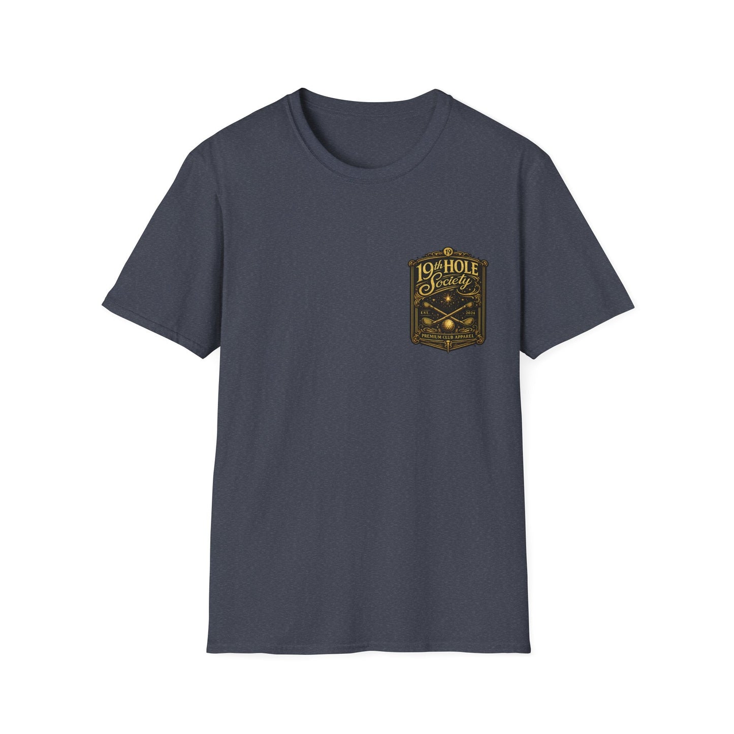 19th Hole Society Champagne and Golf T-Shirt - SJM Print Store