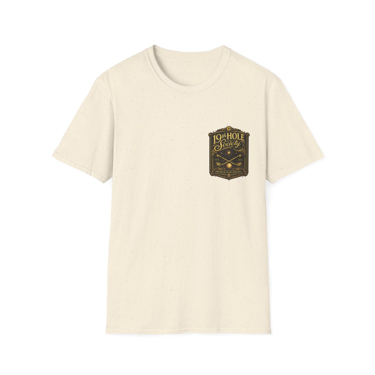 19th Hole Society Champagne and Golf T-Shirt - SJM Print Store
