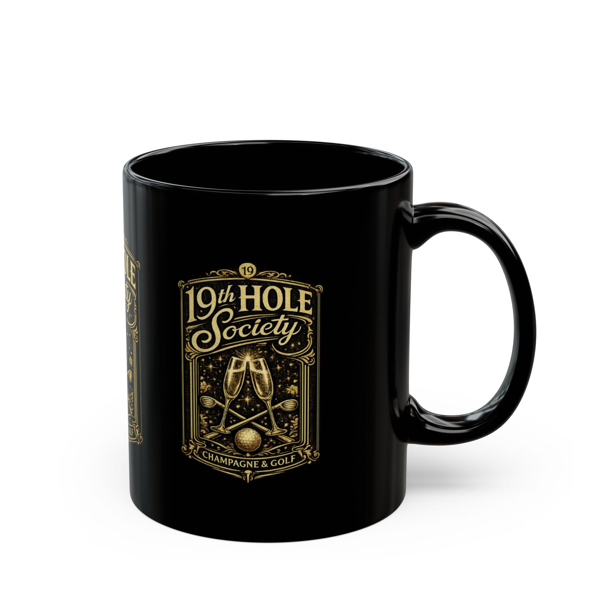 19th Hole Society Champagne Golf Mug - SJM Print Store