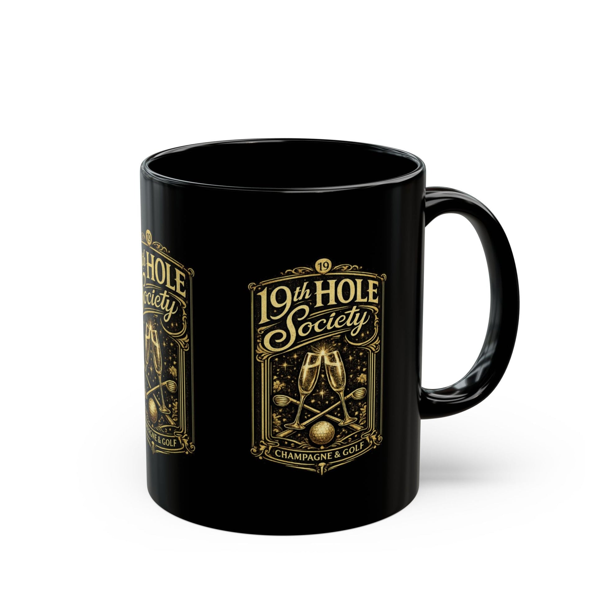 19th Hole Society Champagne Golf Mug - SJM Print Store