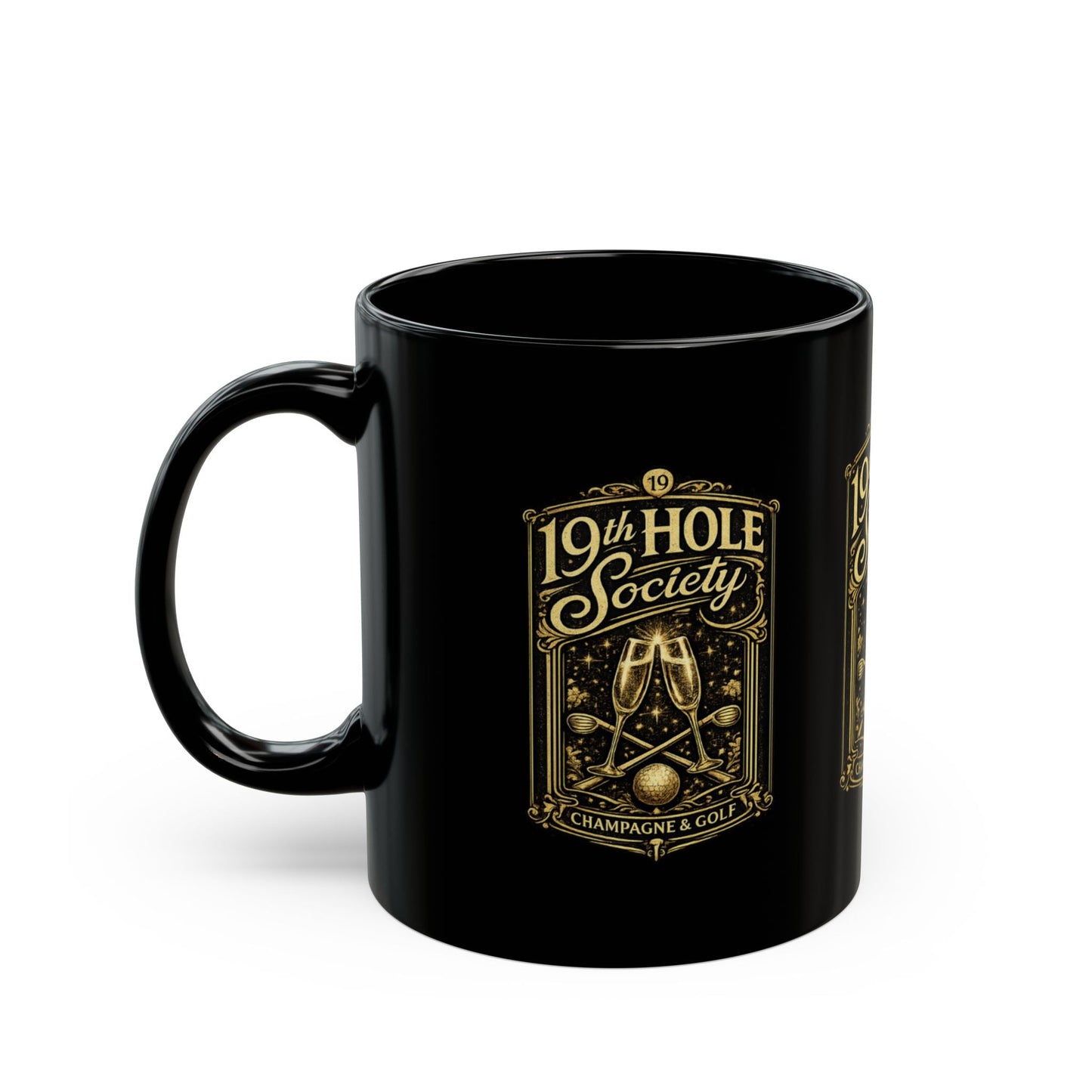 19th Hole Society Champagne Golf Mug - SJM Print Store
