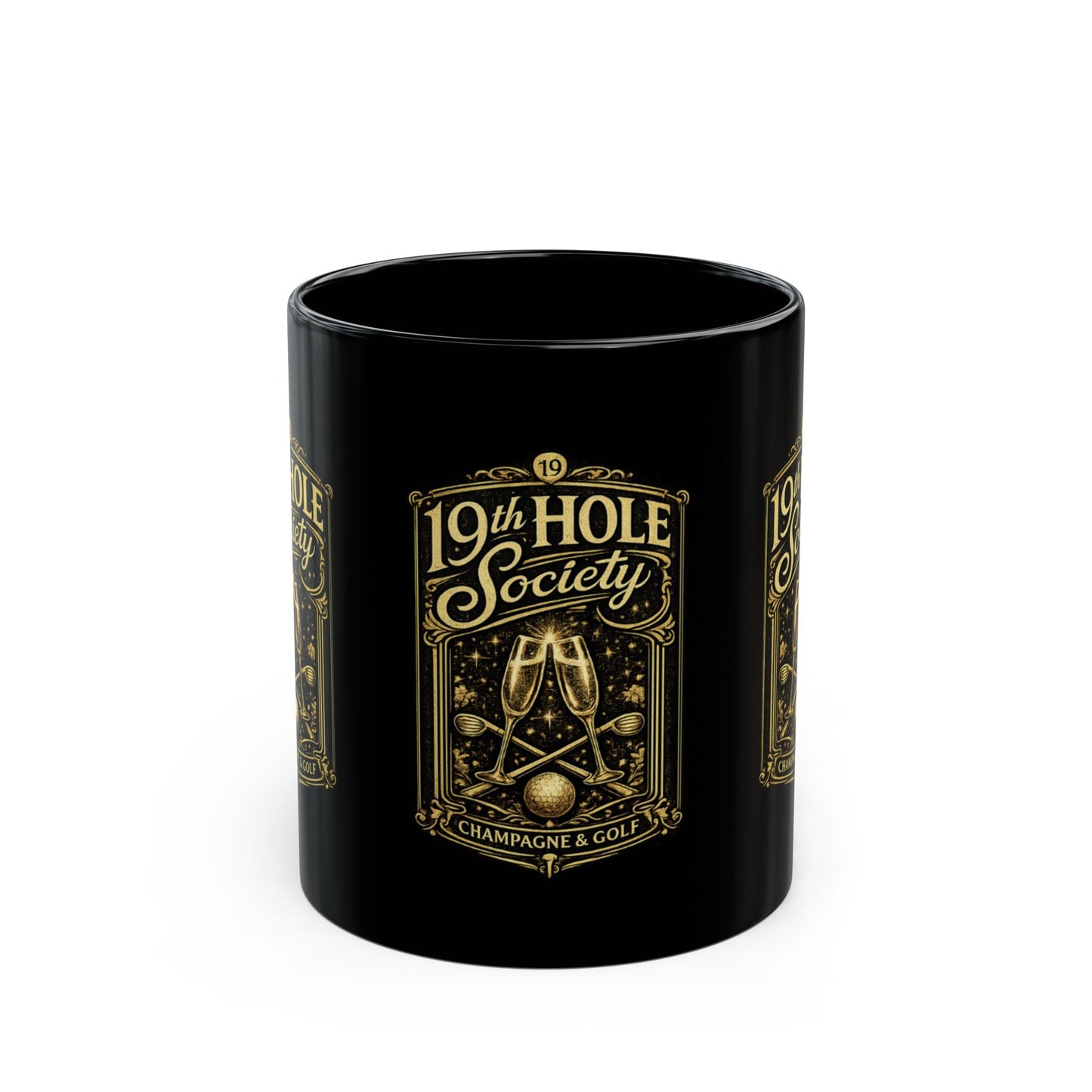 19th Hole Society Champagne Golf Mug - SJM Print Store