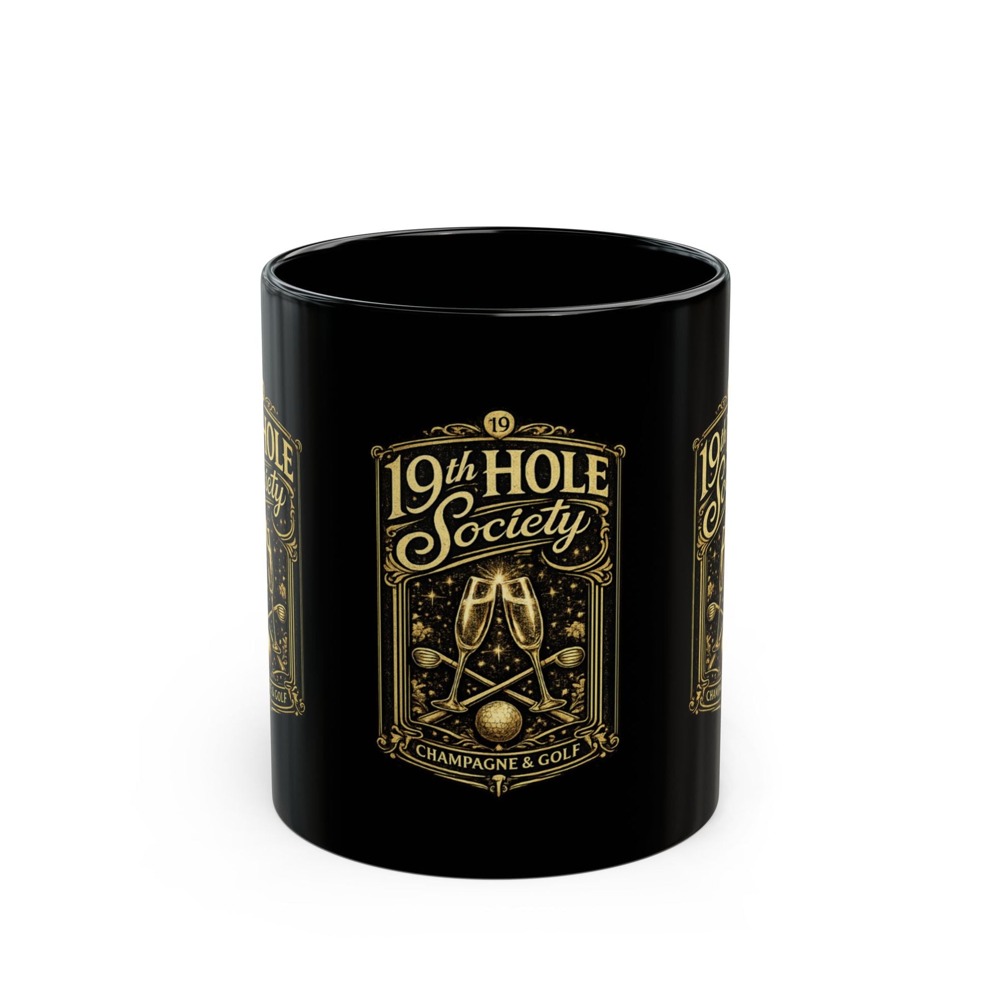 19th Hole Society Champagne Golf Mug - SJM Print Store