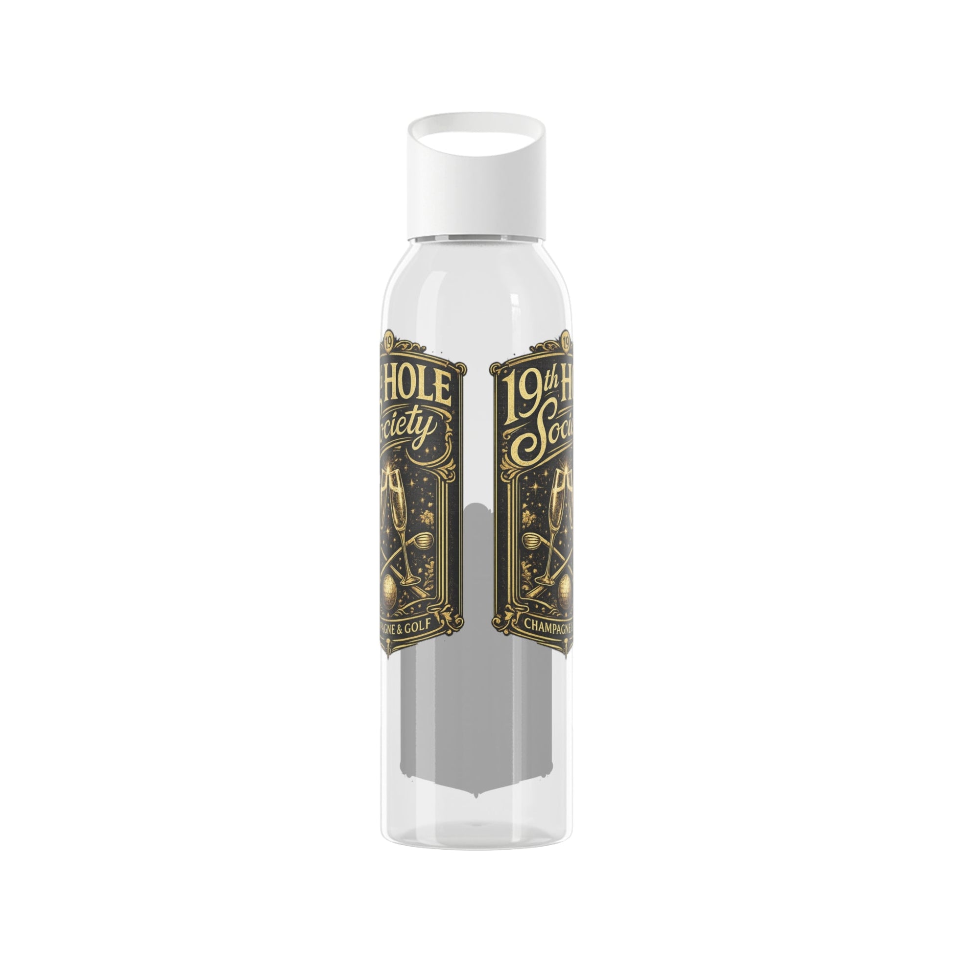 19th Hole Society Champagne Golf Water Bottle - SJM Print Store