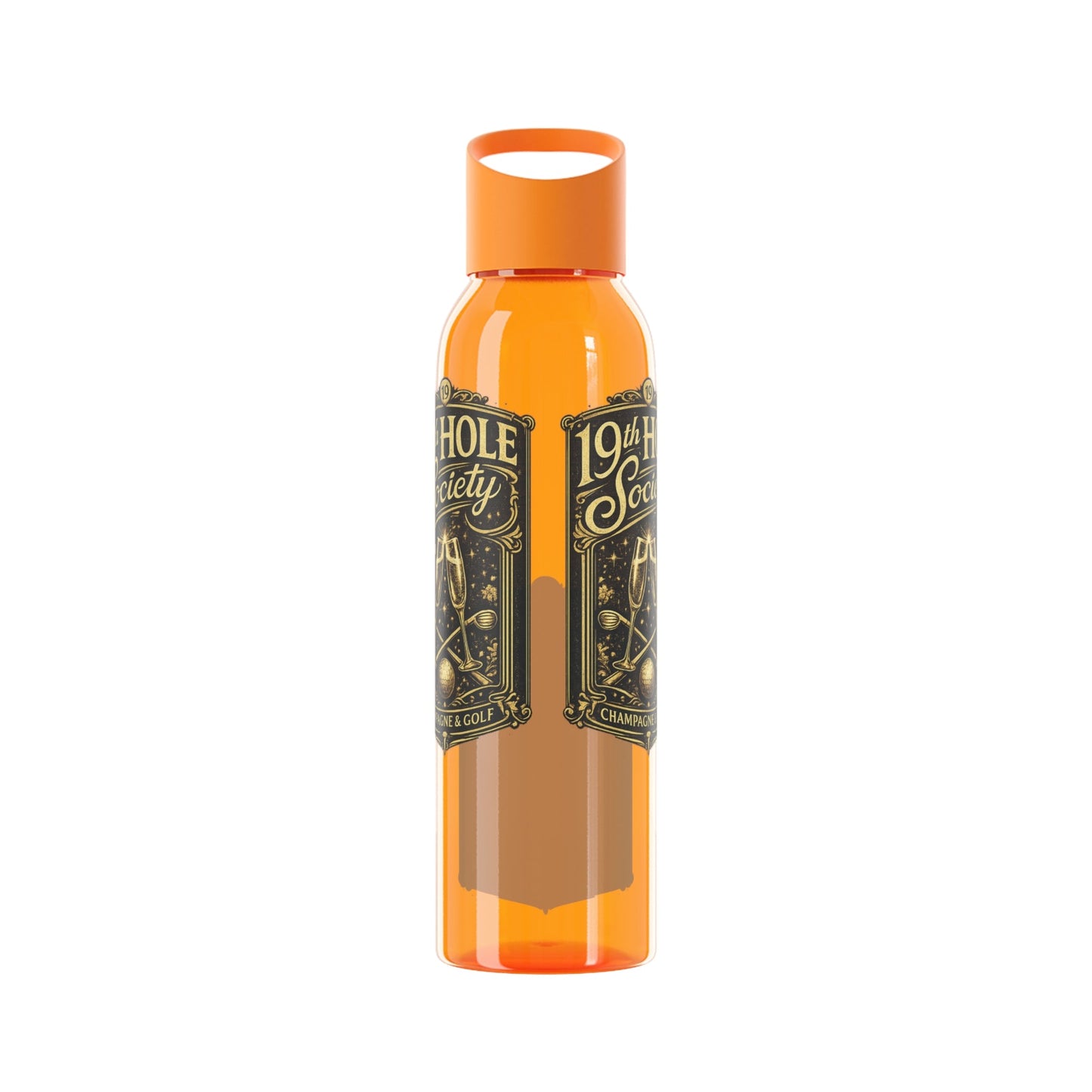 19th Hole Society Champagne Golf Water Bottle - SJM Print Store