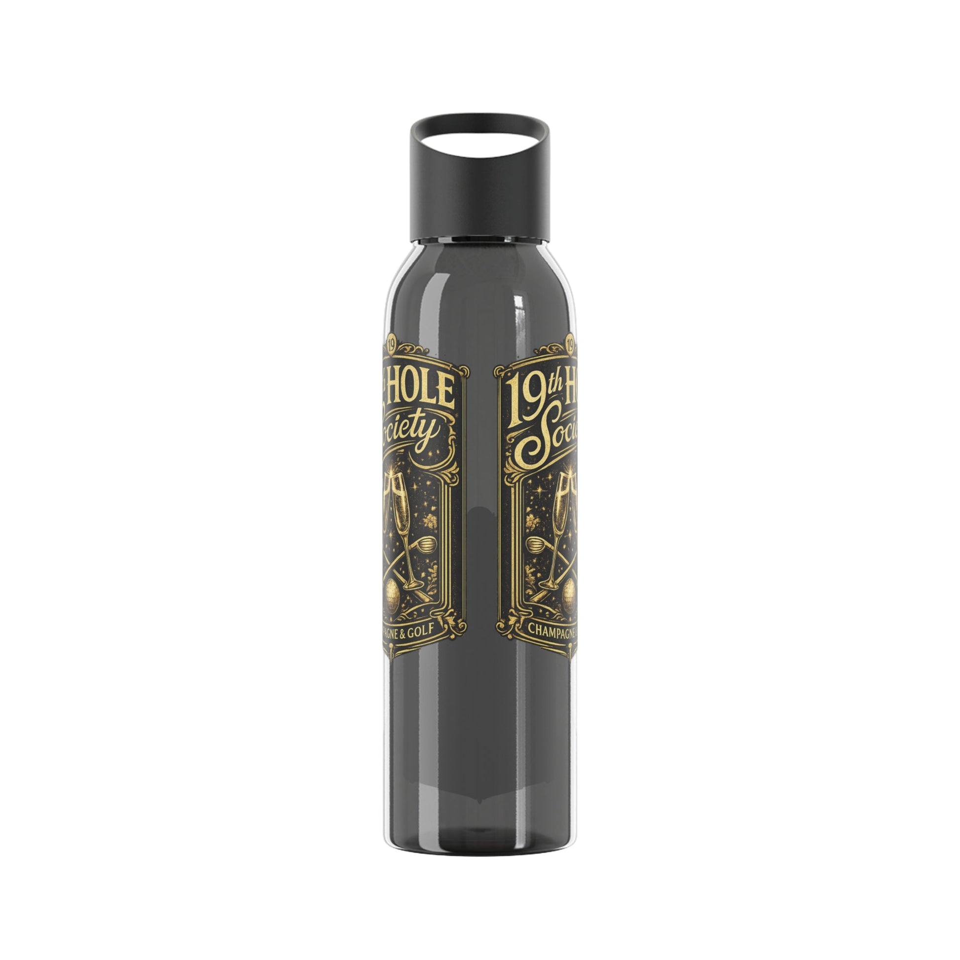 19th Hole Society Champagne Golf Water Bottle - SJM Print Store