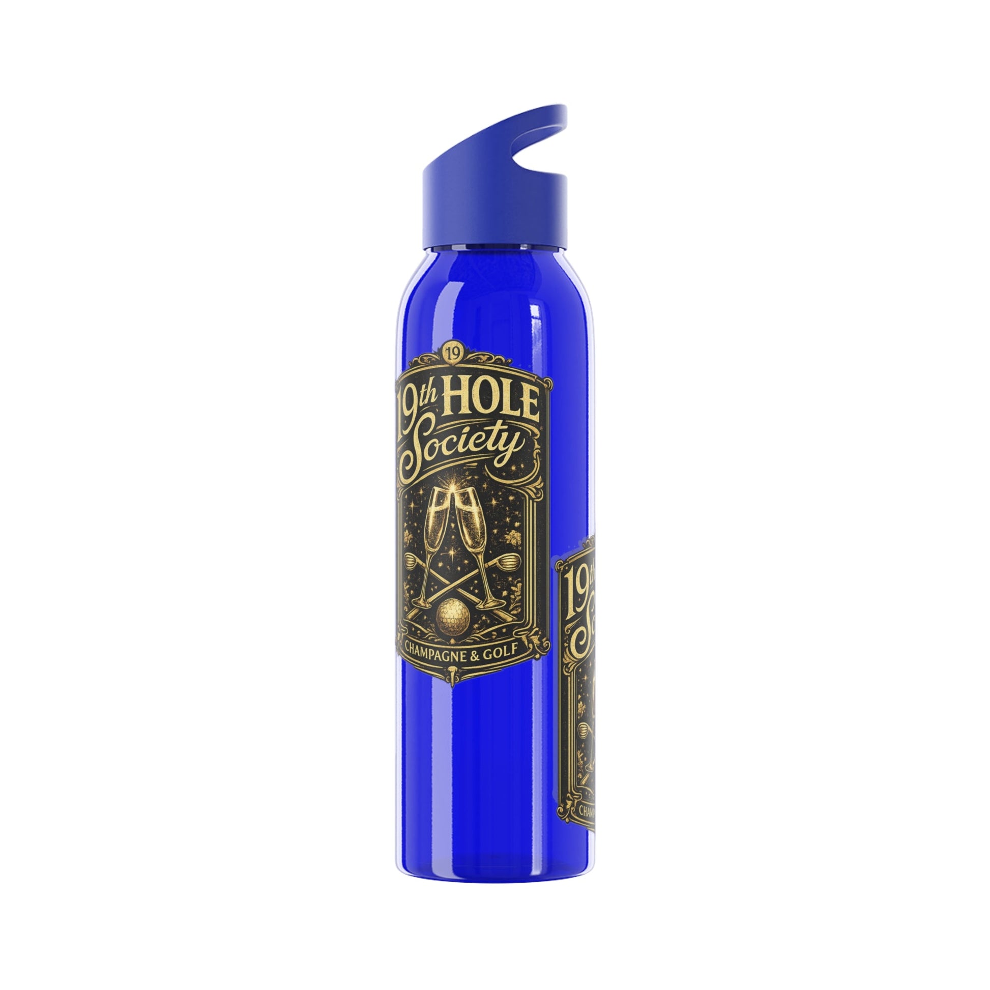 19th Hole Society Champagne Golf Water Bottle - SJM Print Store