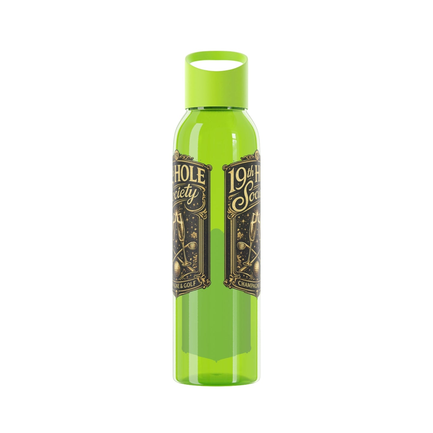 19th Hole Society Champagne Golf Water Bottle - SJM Print Store