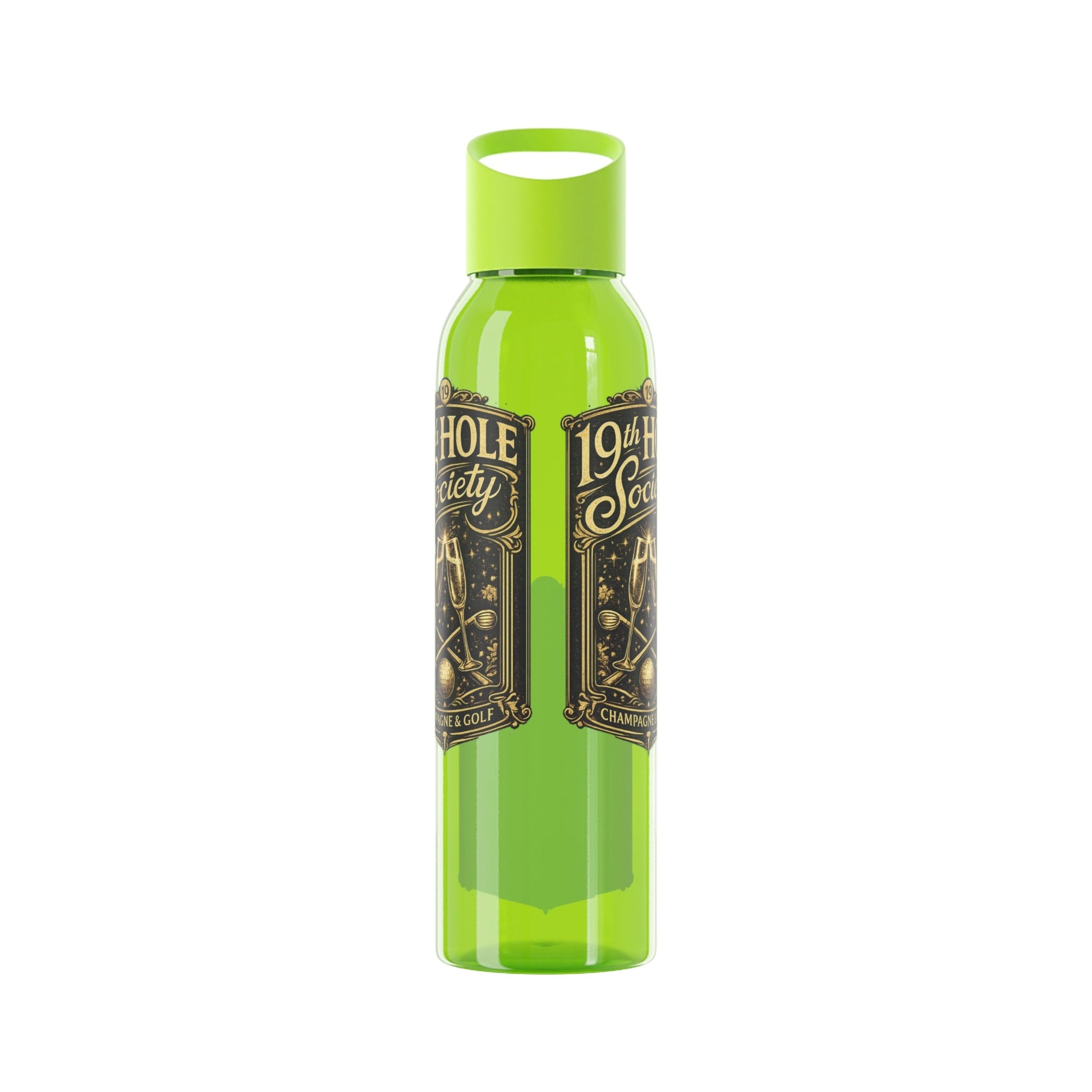 19th Hole Society Champagne Golf Water Bottle - SJM Print Store