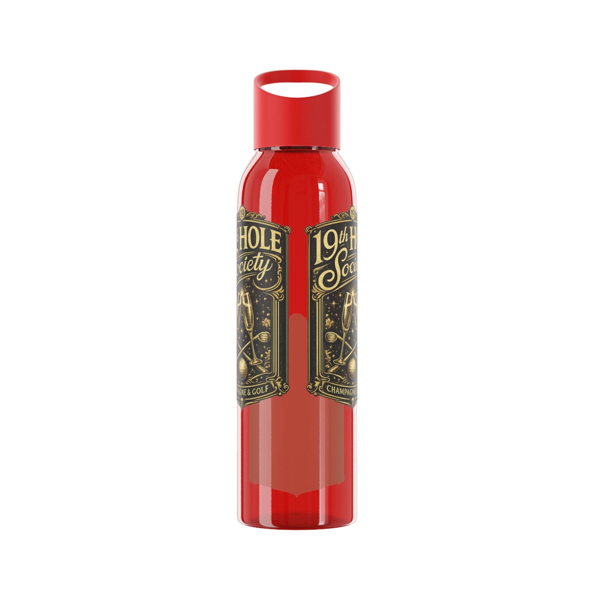19th Hole Society Champagne Golf Water Bottle - SJM Print Store