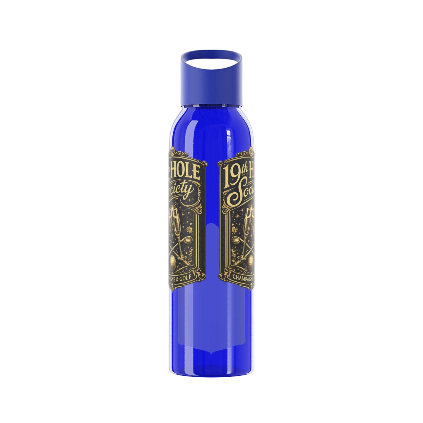 19th Hole Society Champagne Golf Water Bottle - SJM Print Store