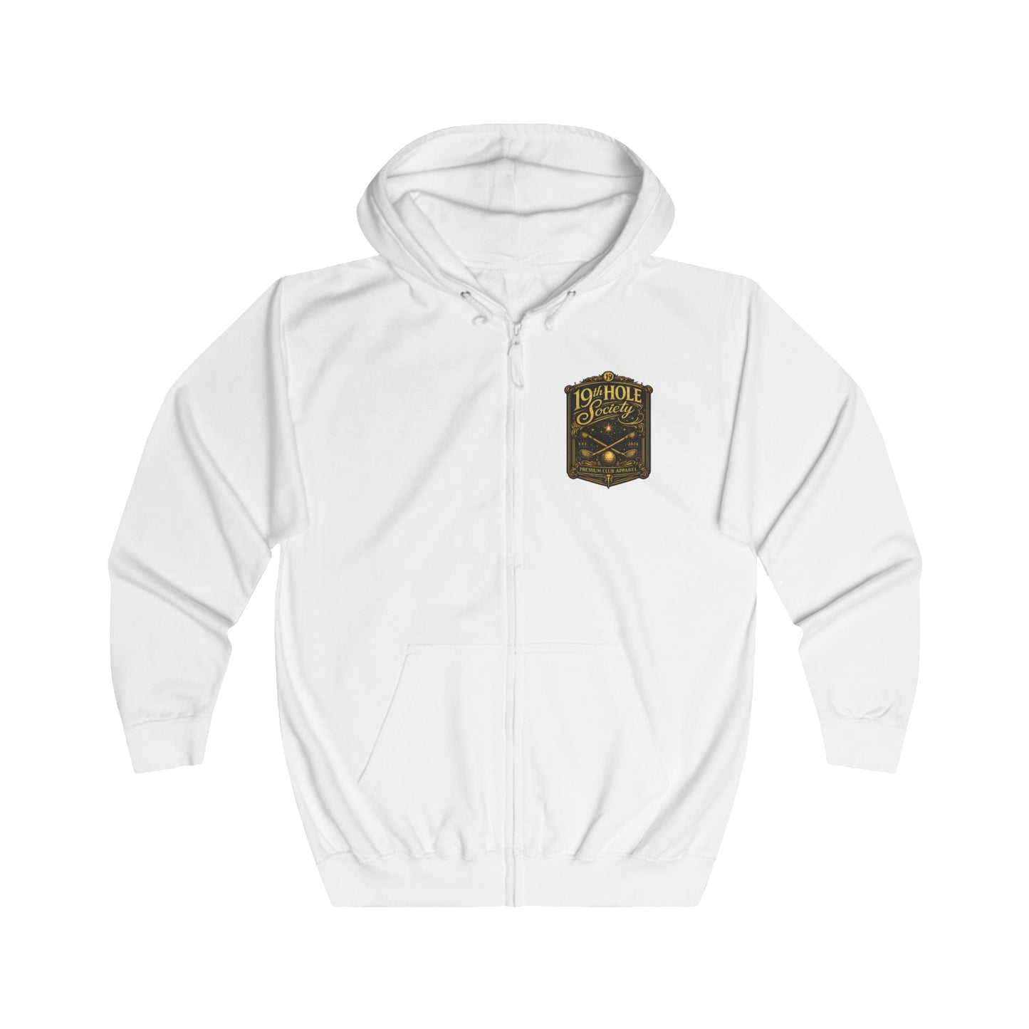 19th Hole Society Club Zip Hoodie - SJM Print Store