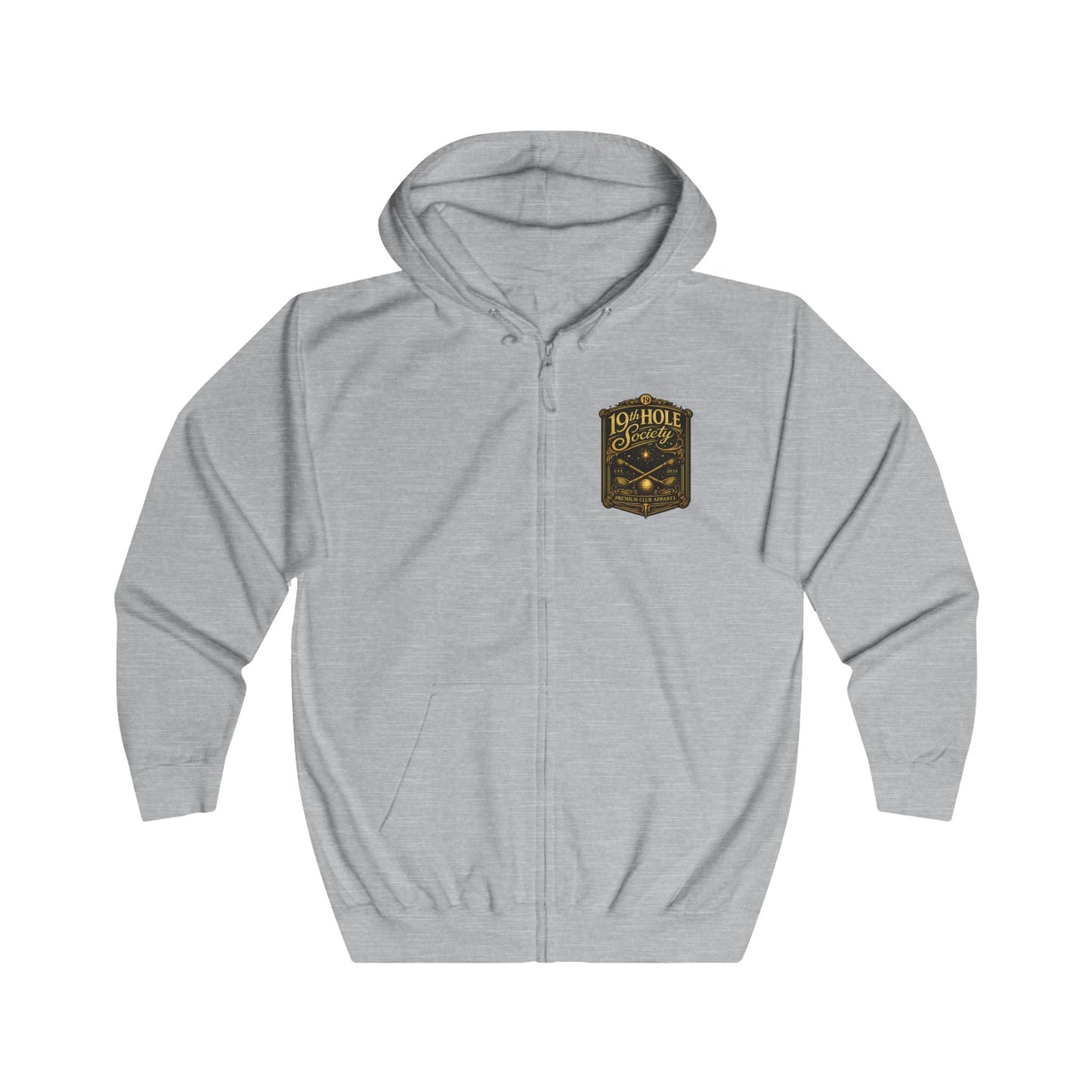 19th Hole Society Club Zip Hoodie - SJM Print Store