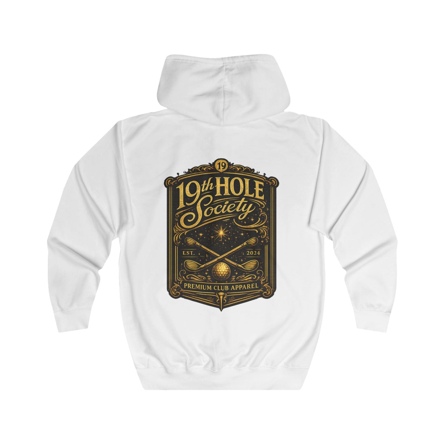 19th Hole Society Club Zip Hoodie - SJM Print Store