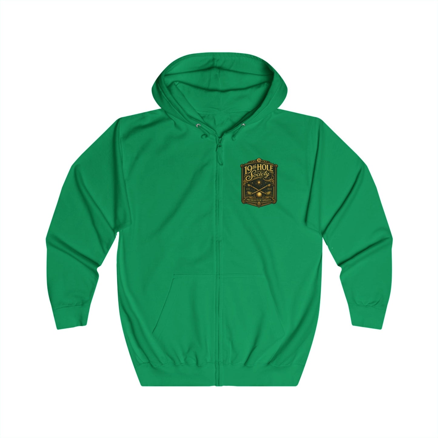 19th Hole Society Club Zip Hoodie - SJM Print Store