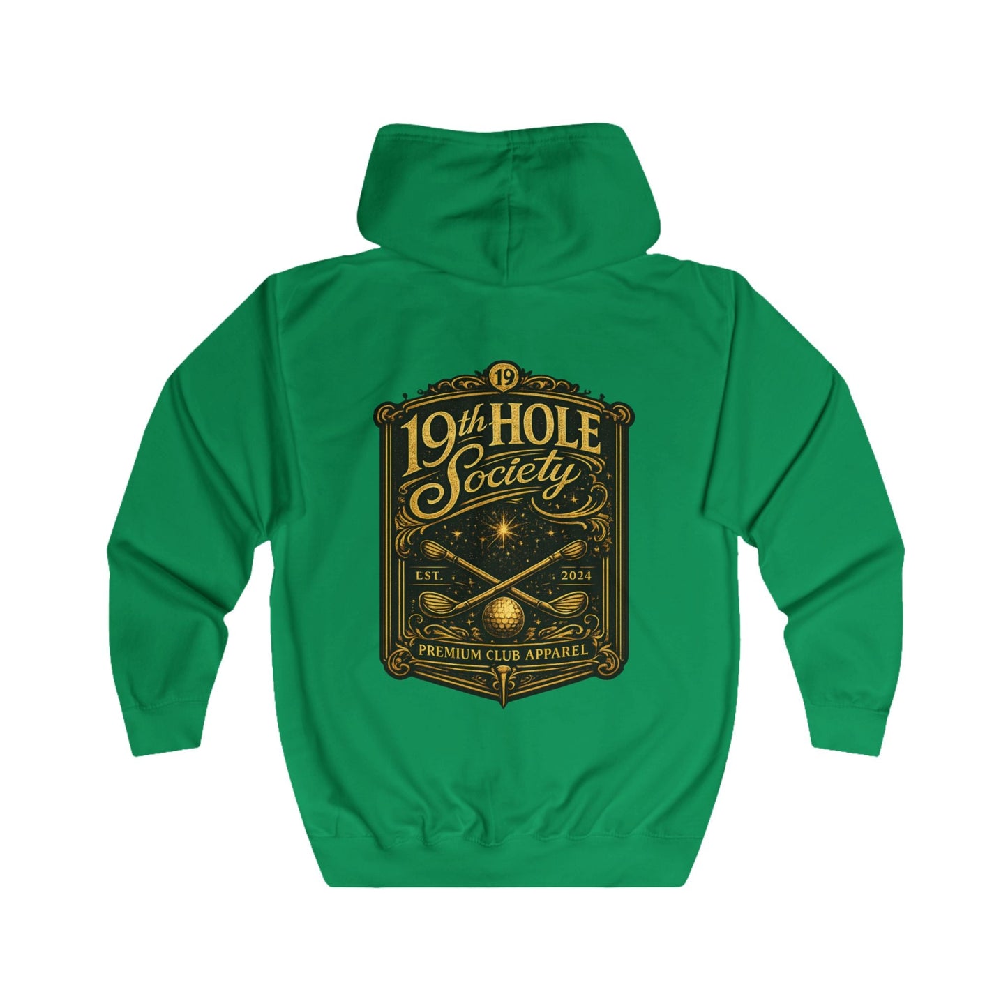 19th Hole Society Club Zip Hoodie - SJM Print Store
