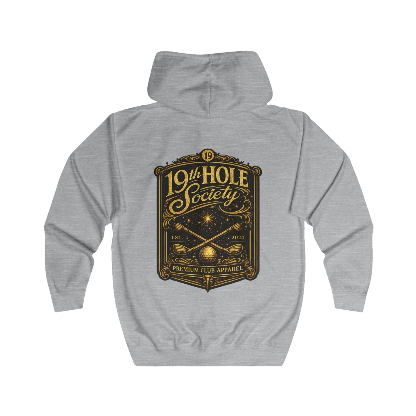 19th Hole Society Club Zip Hoodie - SJM Print Store