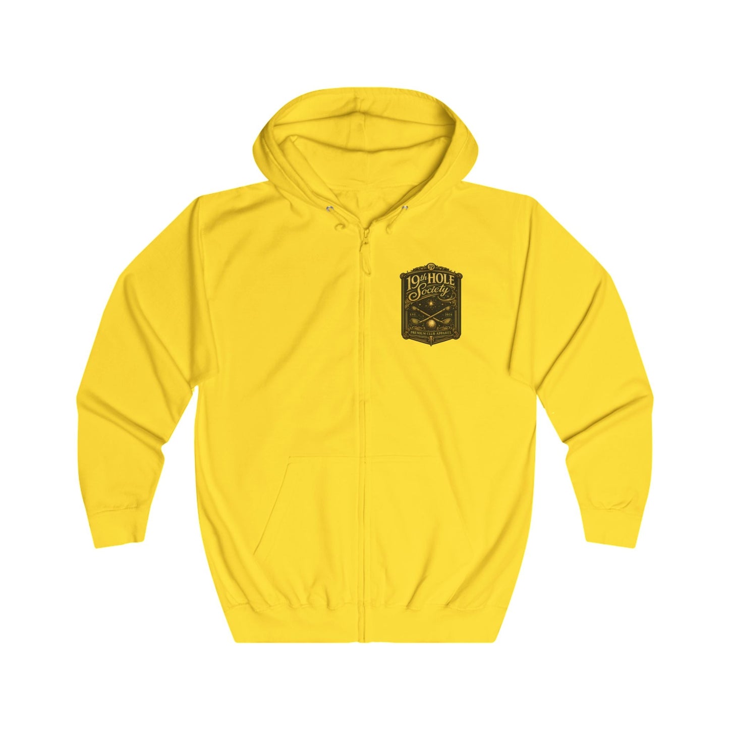 19th Hole Society Club Zip Hoodie - SJM Print Store