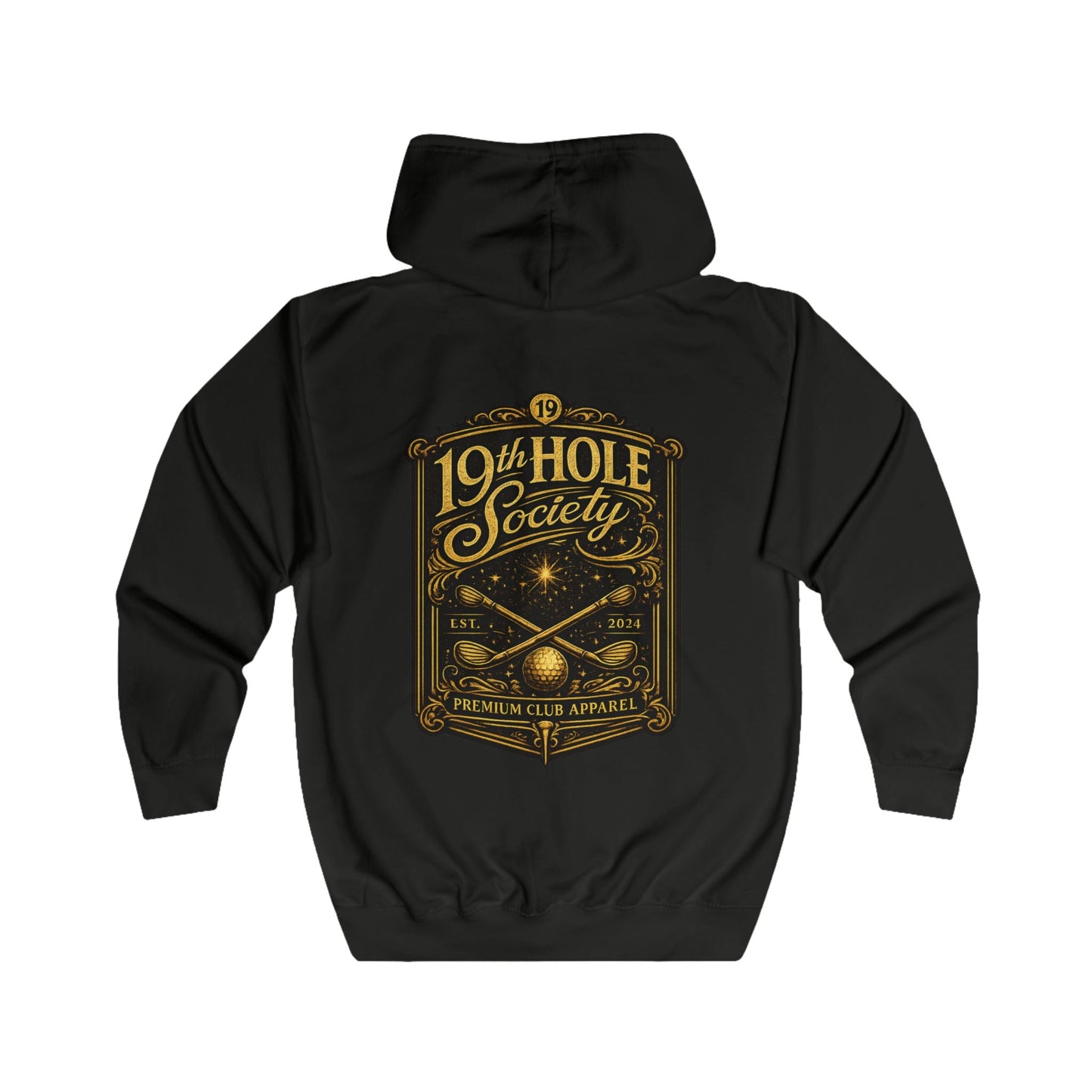19th Hole Society Club Zip Hoodie - SJM Print Store