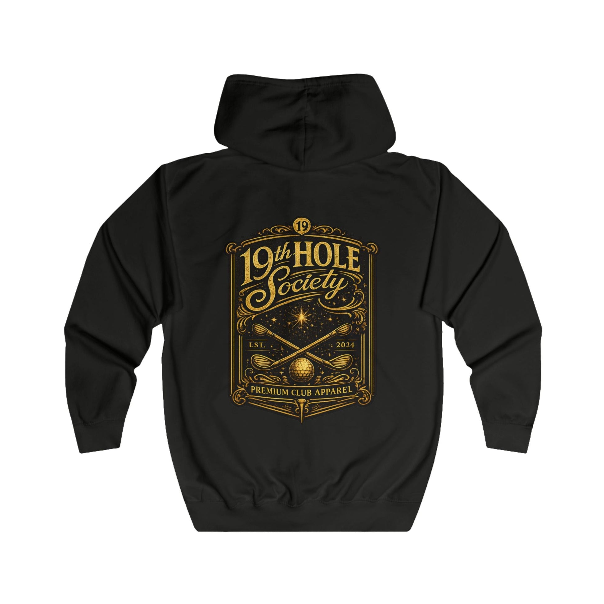 19th Hole Society Club Zip Hoodie - SJM Print Store