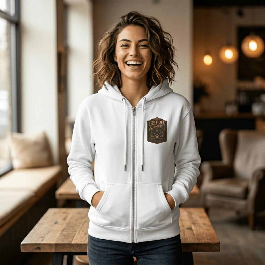 19th Hole Society Club Zip Hoodie - SJM Print Store