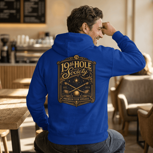 19th Hole Society Club Zip Hoodie - SJM Print Store