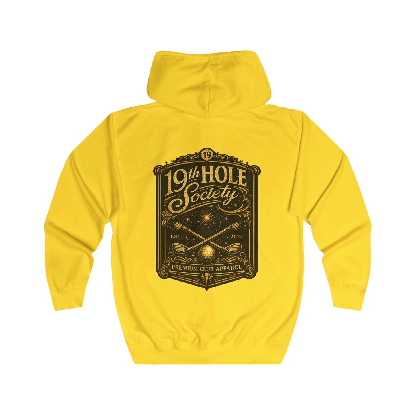 19th Hole Society Club Zip Hoodie - SJM Print Store