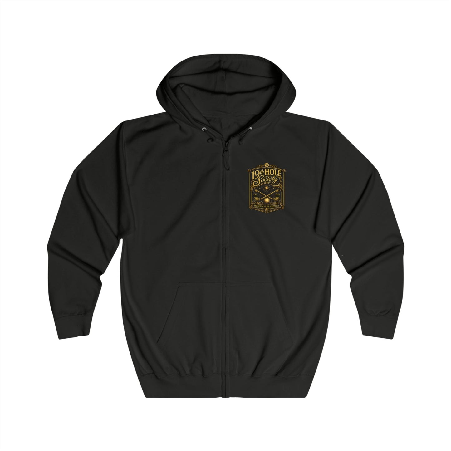 19th Hole Society Club Zip Hoodie - SJM Print Store