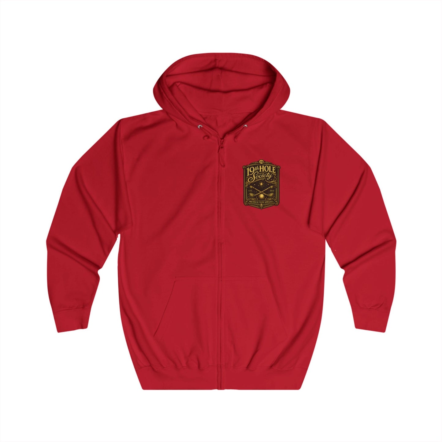 19th Hole Society Club Zip Hoodie - SJM Print Store