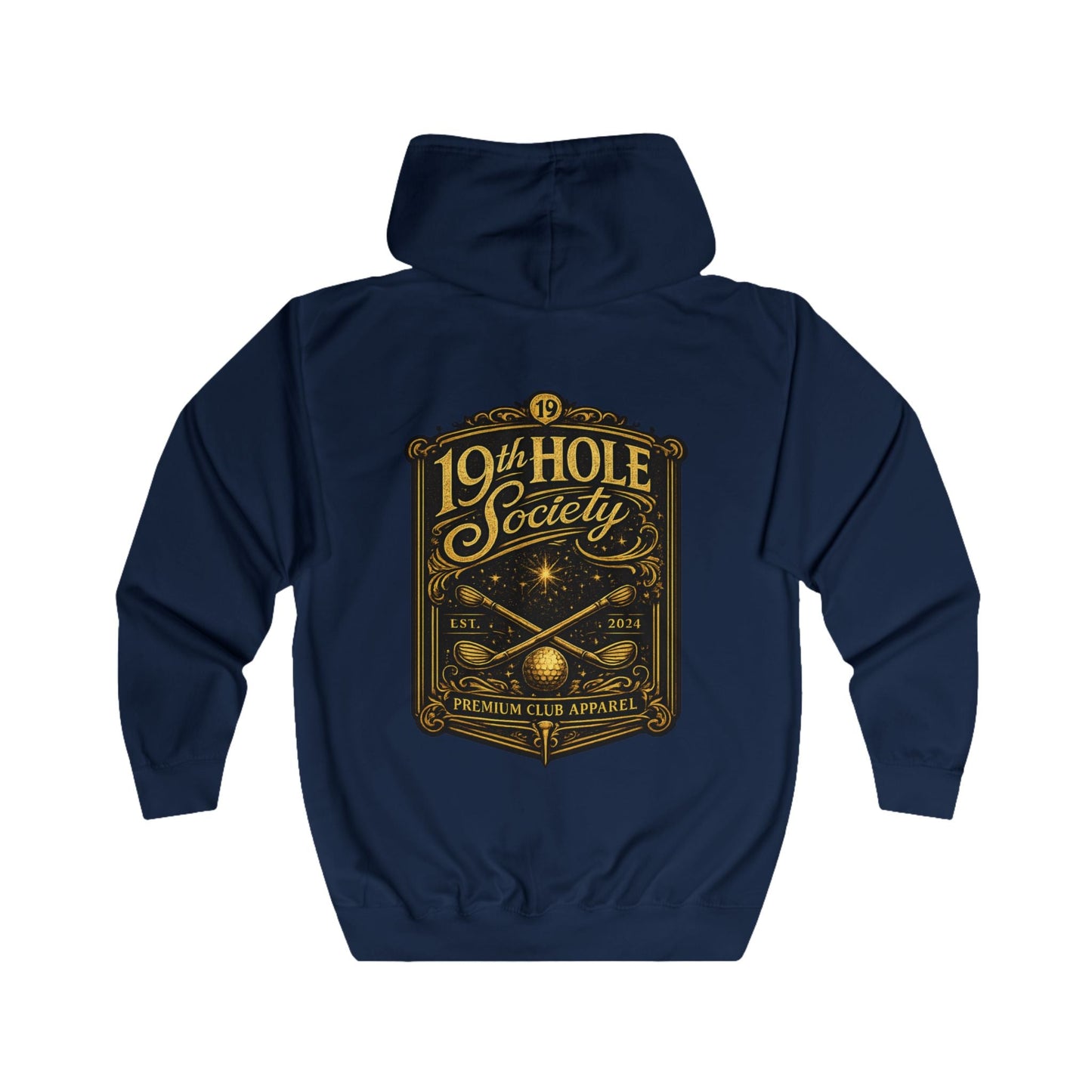 19th Hole Society Club Zip Hoodie - SJM Print Store
