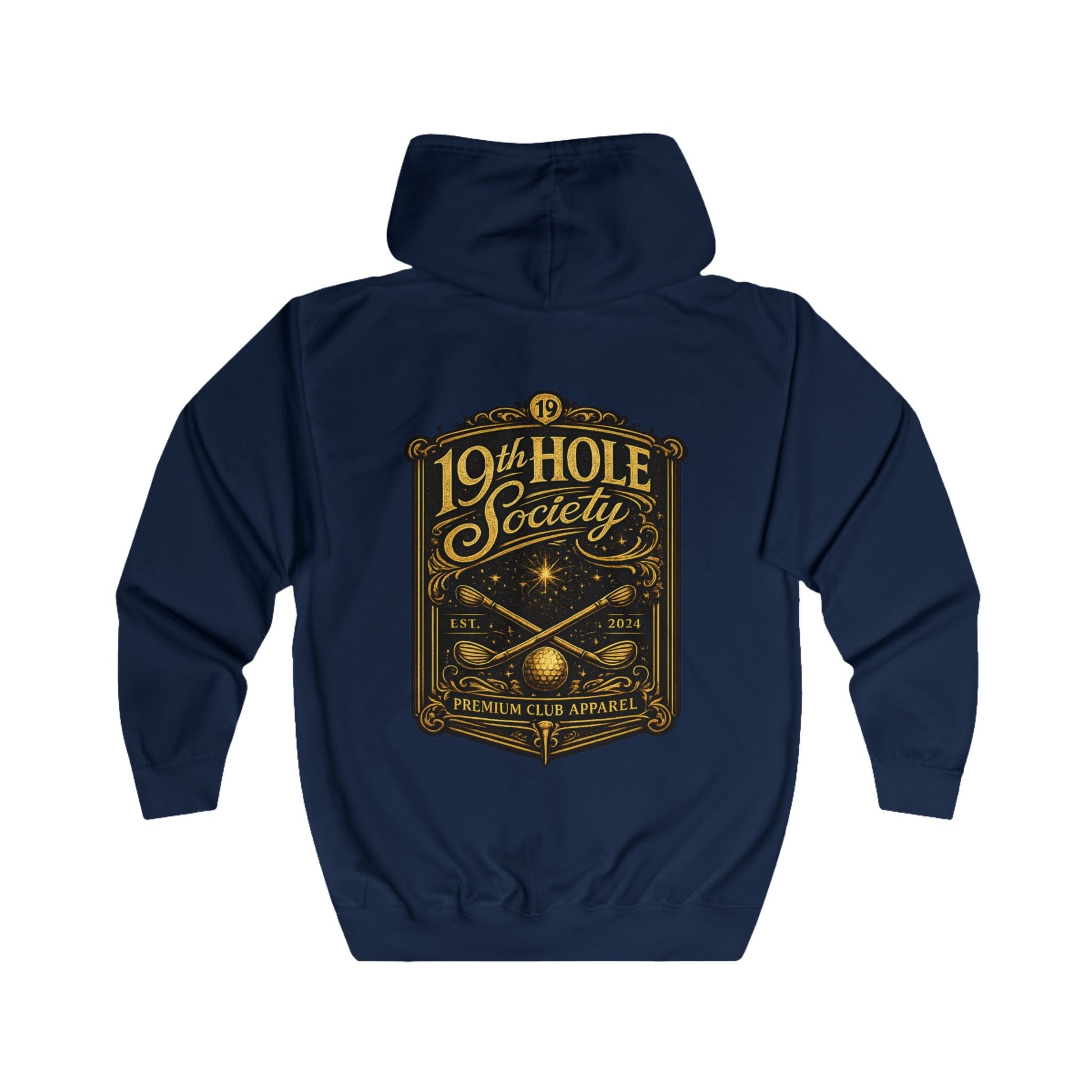 19th Hole Society Club Zip Hoodie - SJM Print Store