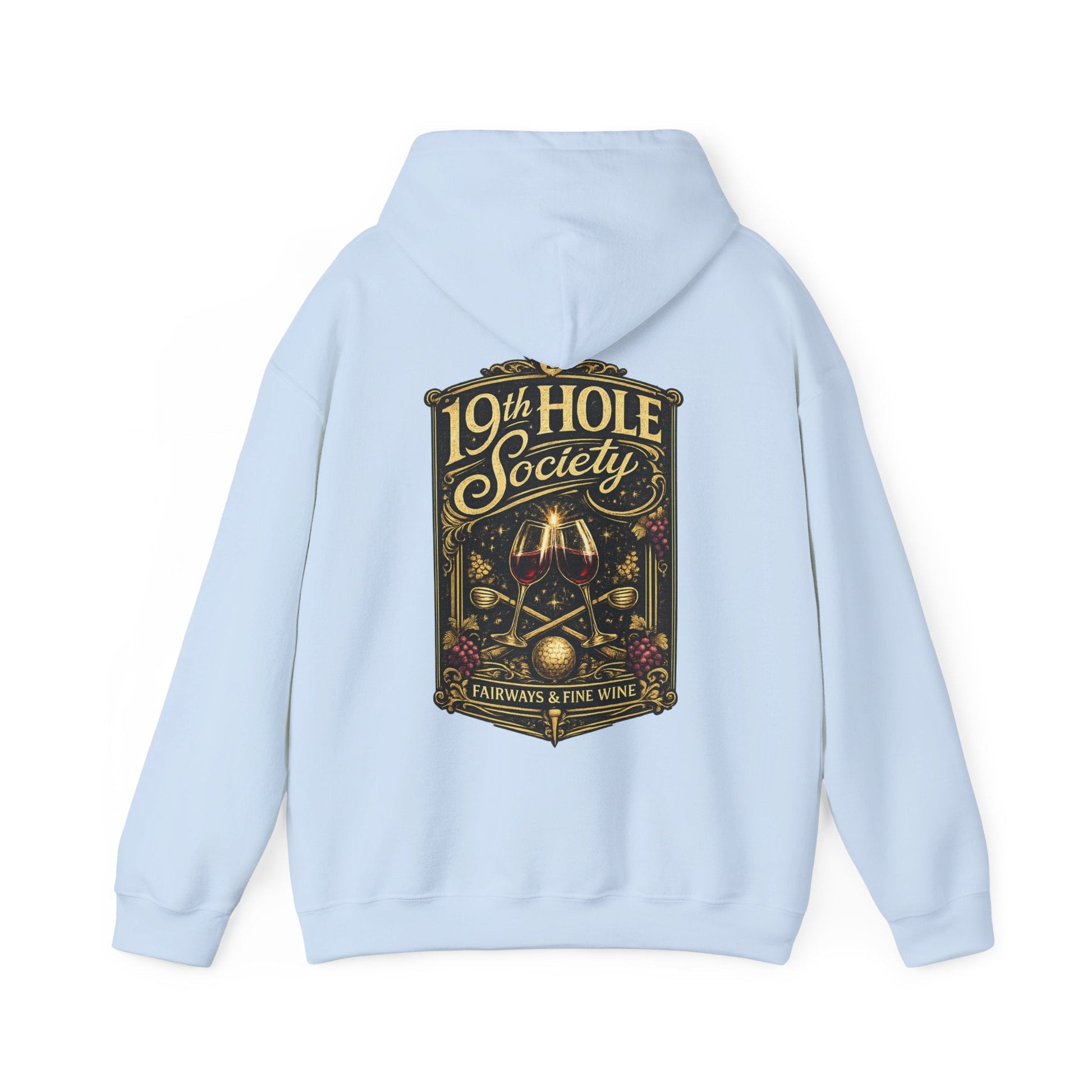 19th Hole Society Fairways and Fine Wine Hoodie - SJM Print Store