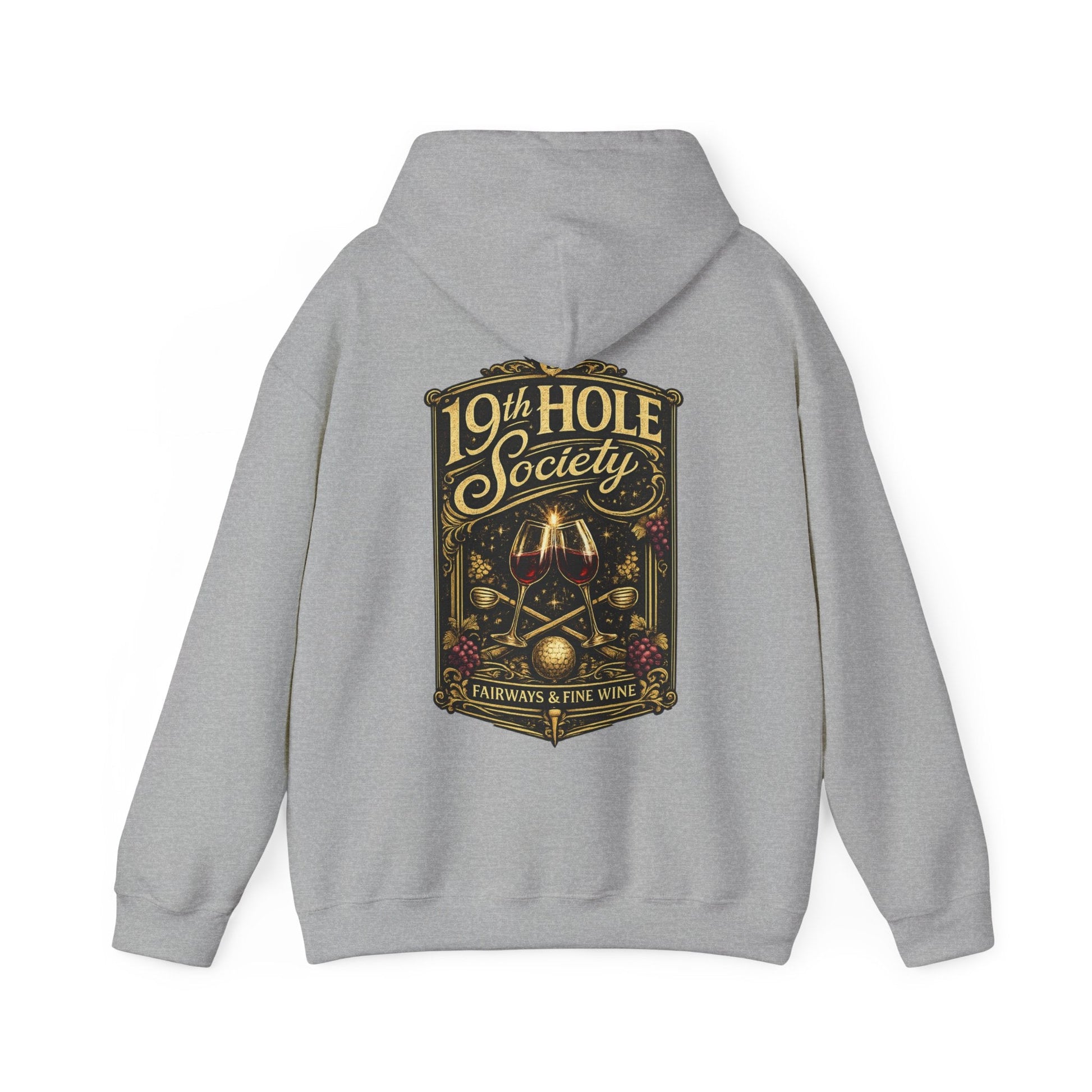 19th Hole Society Fairways and Fine Wine Hoodie - SJM Print Store