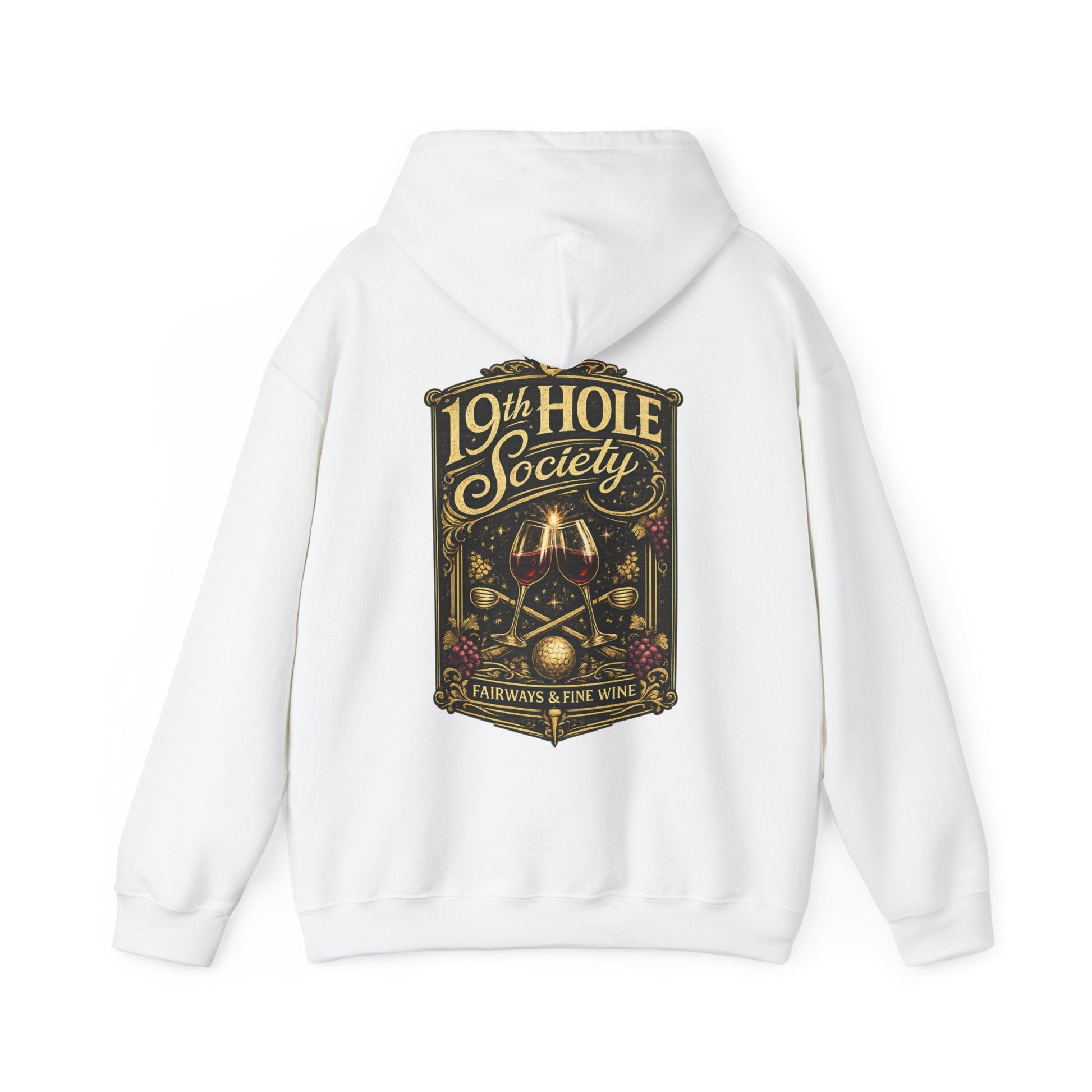 19th Hole Society Fairways and Fine Wine Hoodie - SJM Print Store