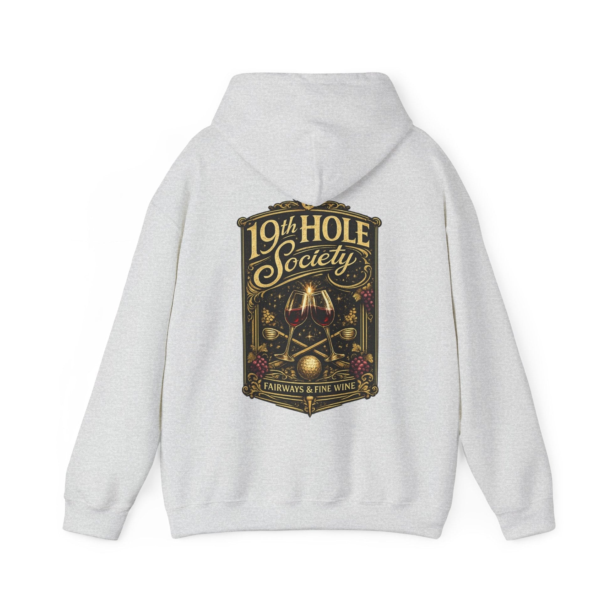 19th Hole Society Fairways and Fine Wine Hoodie - SJM Print Store