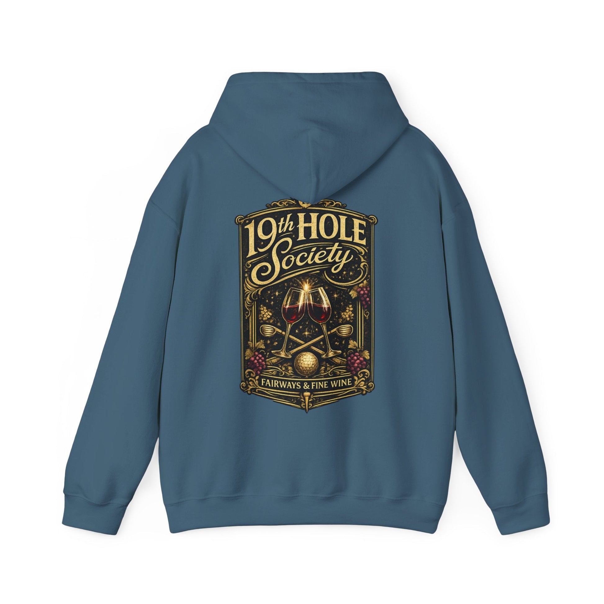 19th Hole Society Fairways and Fine Wine Hoodie - SJM Print Store