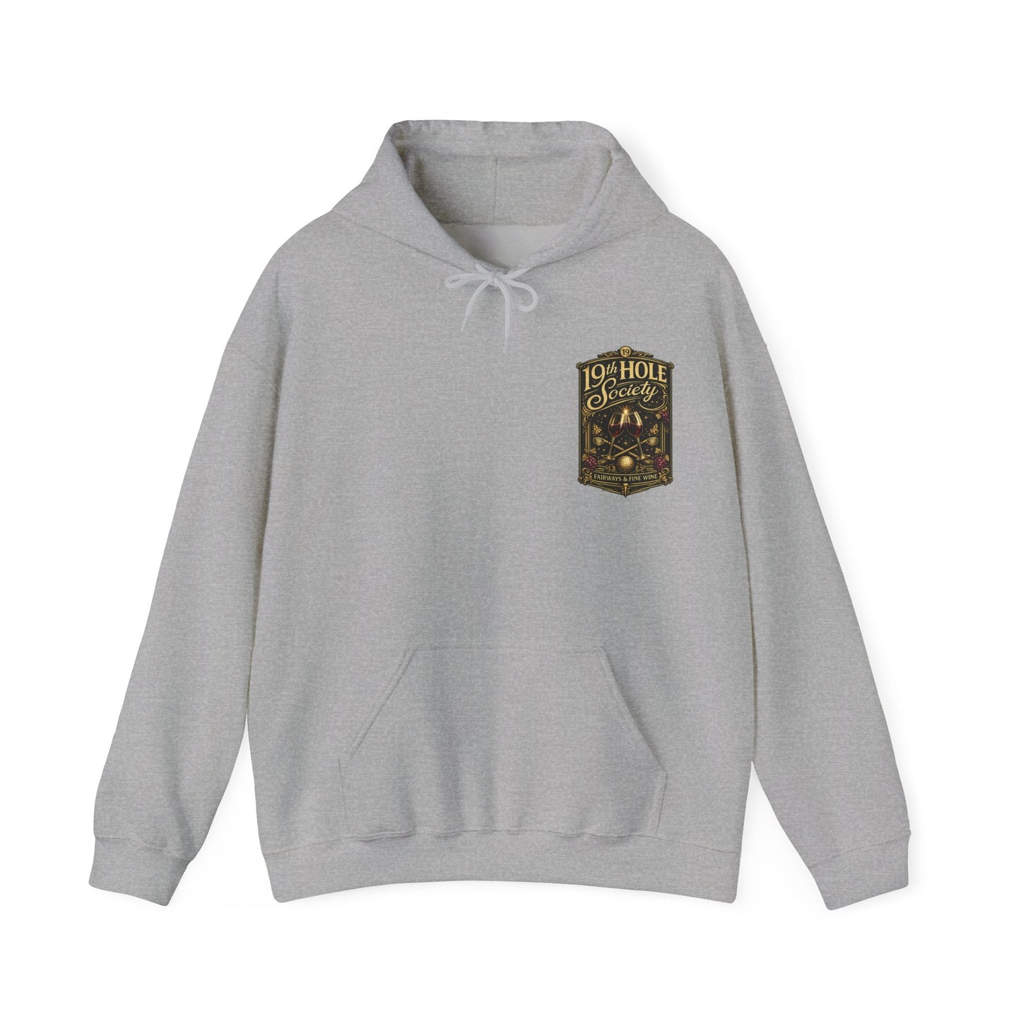 19th Hole Society Fairways and Fine Wine Hoodie - SJM Print Store