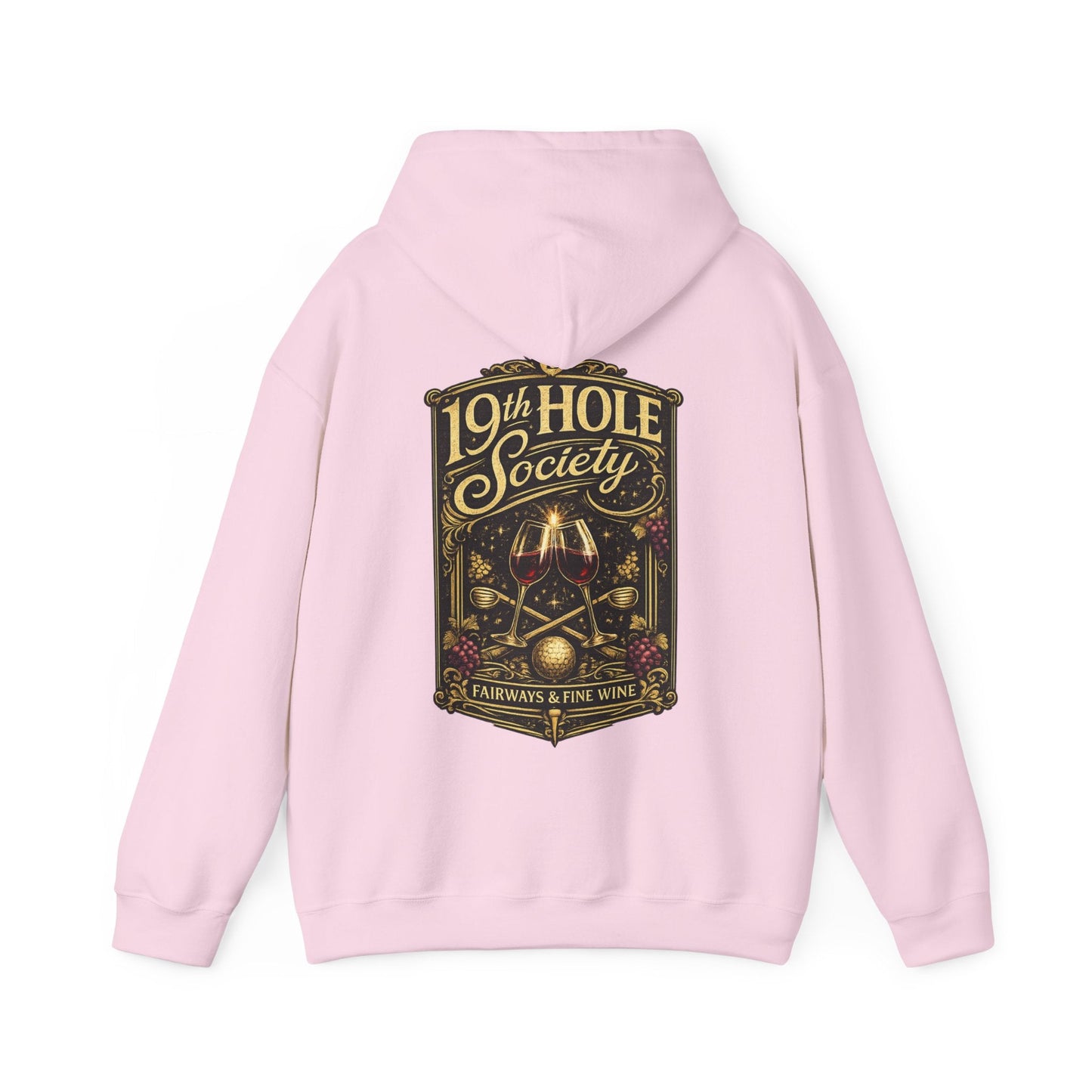 19th Hole Society Fairways and Fine Wine Hoodie - SJM Print Store