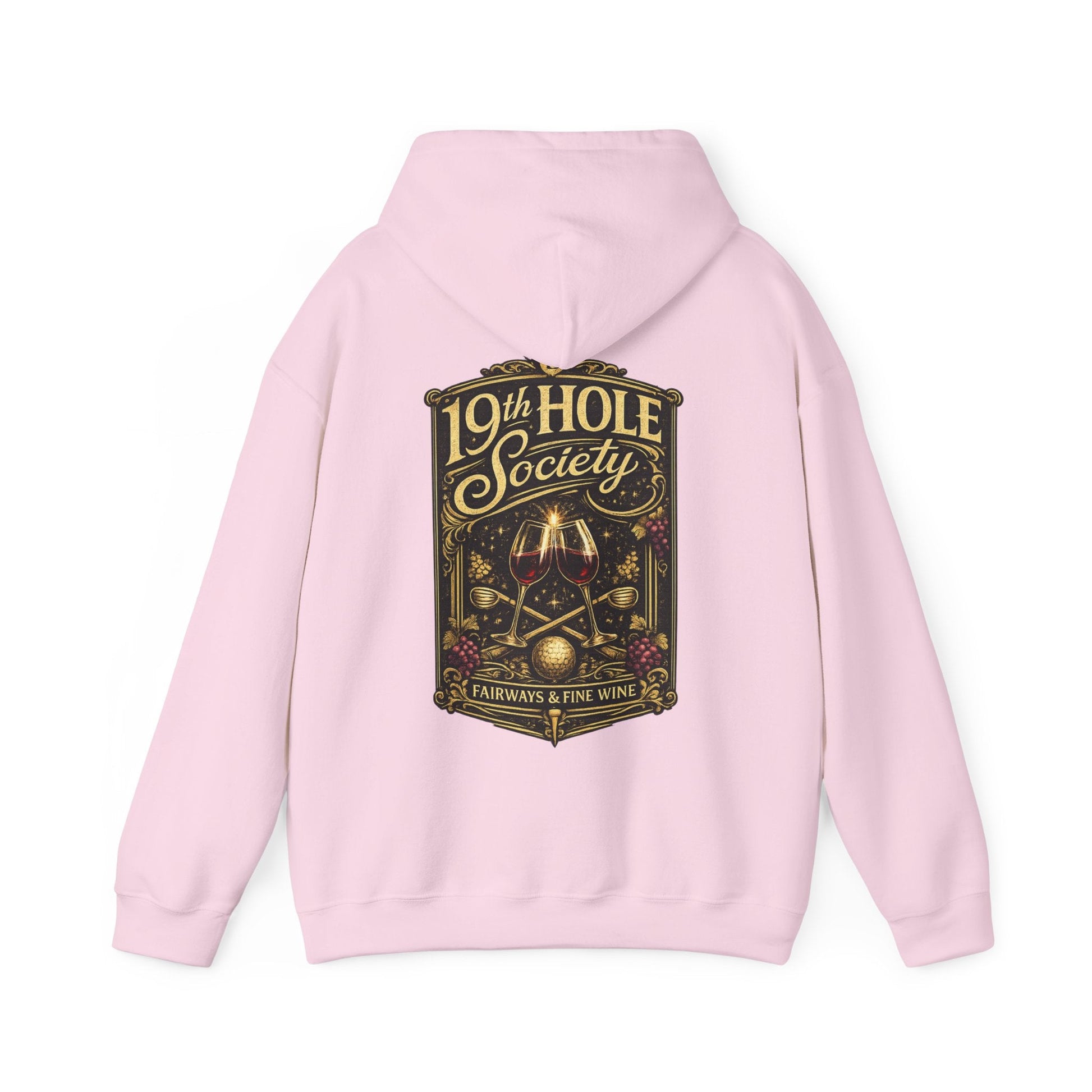 19th Hole Society Fairways and Fine Wine Hoodie - SJM Print Store