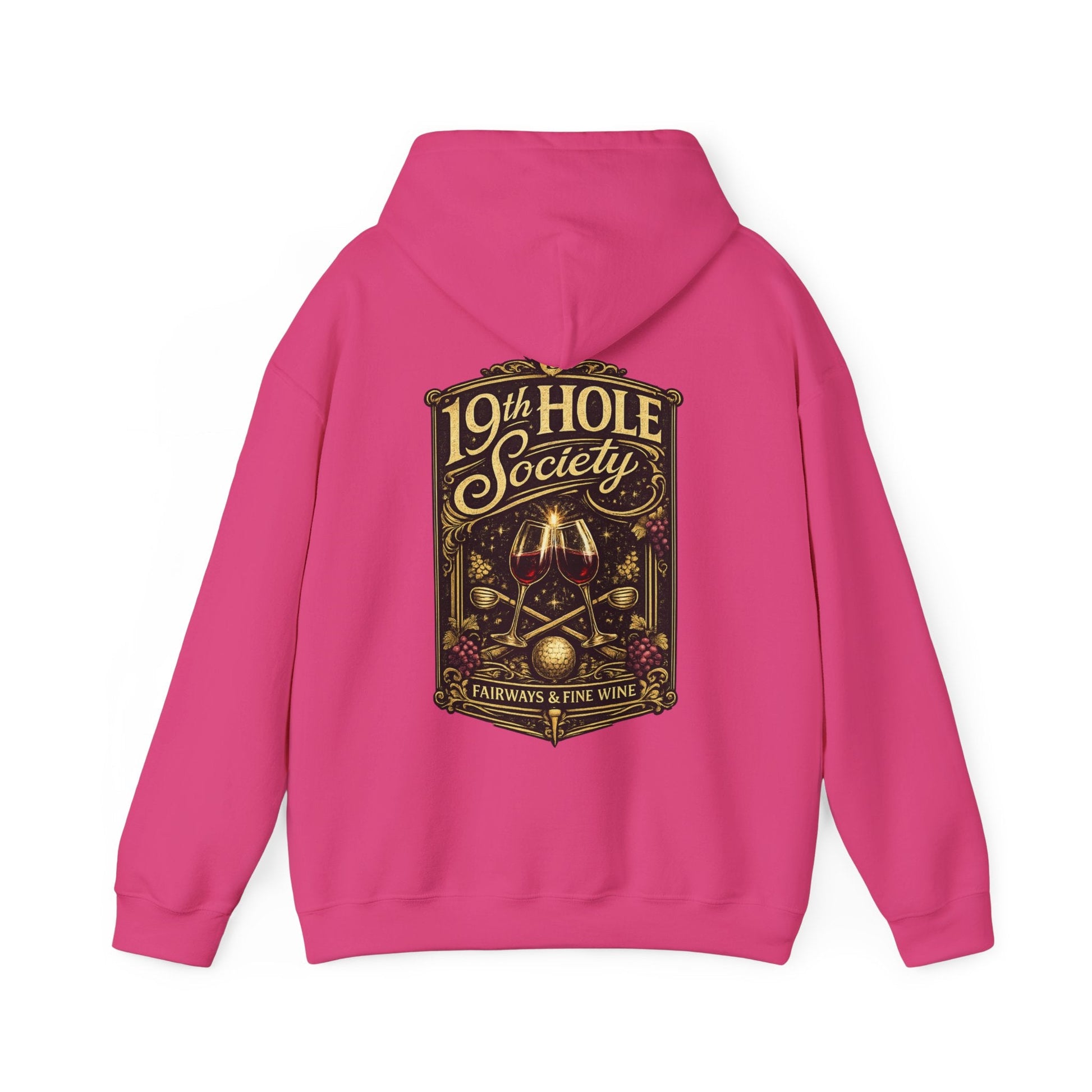 19th Hole Society Fairways and Fine Wine Hoodie - SJM Print Store