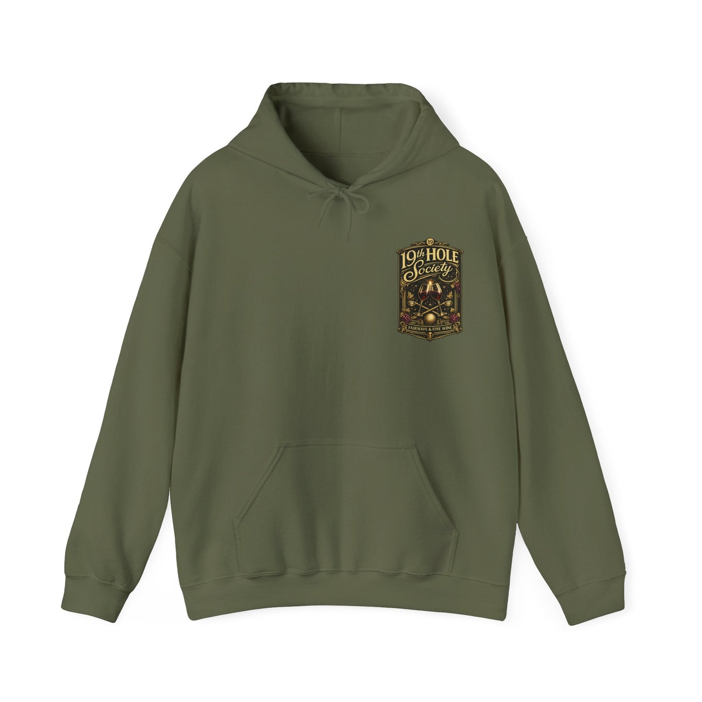 19th Hole Society Fairways and Fine Wine Hoodie - SJM Print Store