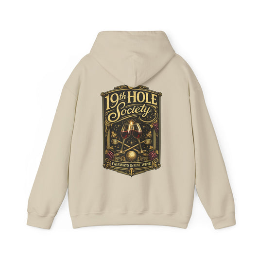 19th Hole Society Fairways and Fine Wine Hoodie - SJM Print Store