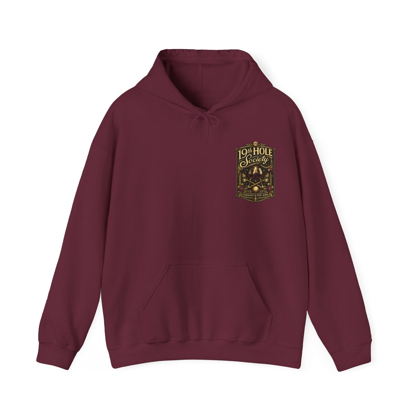 19th Hole Society Fairways and Fine Wine Hoodie - SJM Print Store