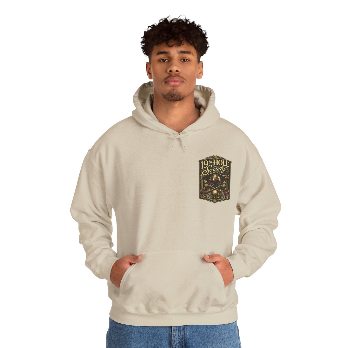 19th Hole Society Fairways and Fine Wine Hoodie - SJM Print Store